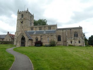 Warsop Church and Cenotaph