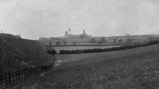 This photo shows Mansfield Colliery in the back ground and Crown Farm on the right