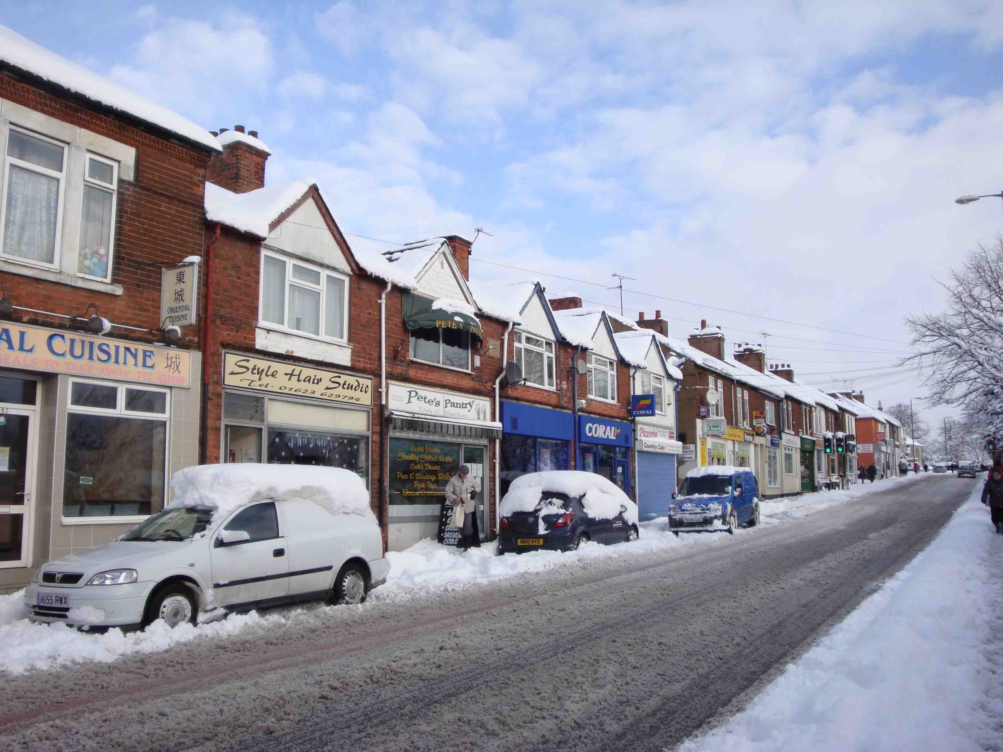 Forest Town in the Snow Nature, Nature Our Mansfield & Area