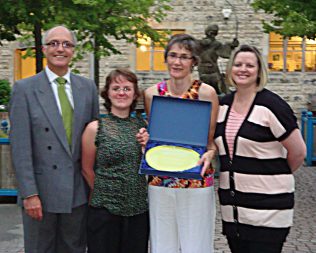 Andrew Tucker - Culture Services Manager,  Jodie Henshaw - Museum Development Officer, Liz Weston - Museum Curator,  Anne Bourn Gallery Assistant | P Marples