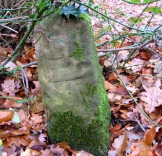 An Edwinstowe boundary stone near Post C