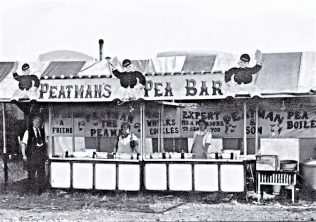 Peatmans stall on Chesterfield rd fairground